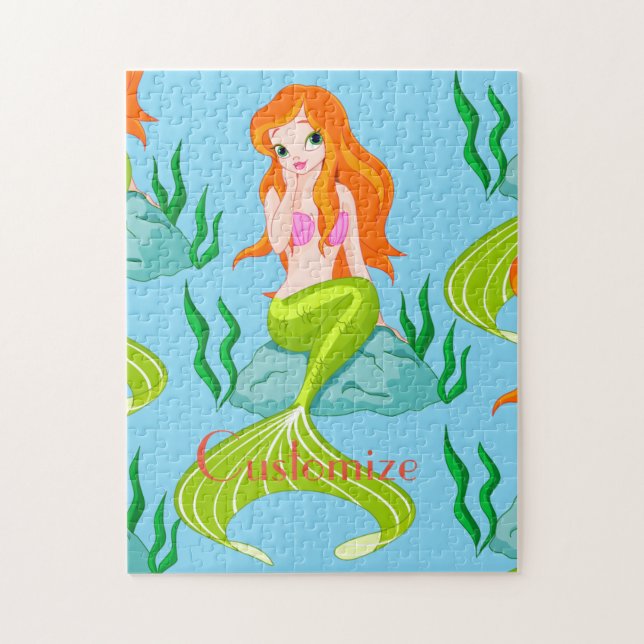 Puzzle Cute Sirène Redhead Thunder_Cove (Vertical)