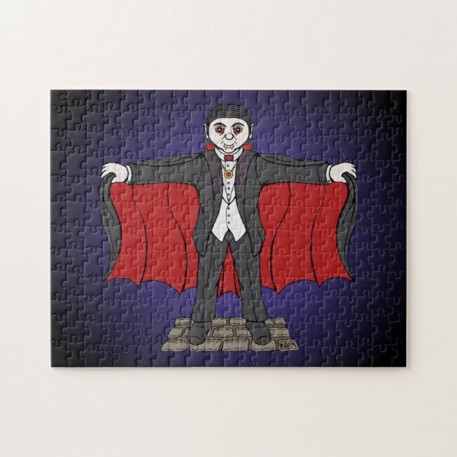 Puzzle Cute Vampire/Dracula (Horizontal)