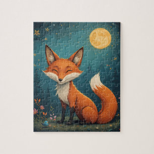 Puzzle Cute Whimsic Sitting Fox