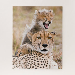 Puzzle Cutest Baby Animals   Cheetah Cat & Cub