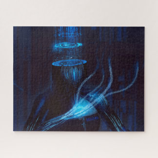 Puzzle Cyberpunk : transmission de données sur le cerveau