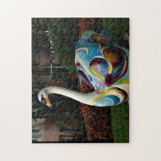 Puzzle Cygne coloré