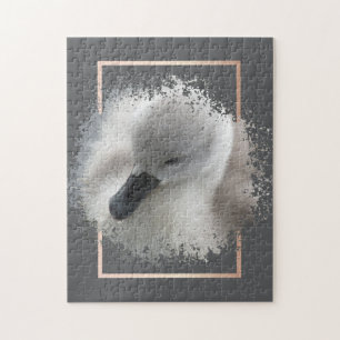 Puzzle Cygnet cygne cygne Abstrait