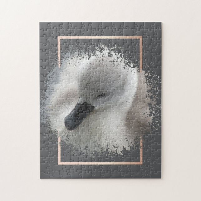 Puzzle Cygnet cygne cygne Abstrait (Vertical)