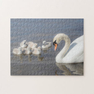 Puzzle Cygnets Swan & Young
