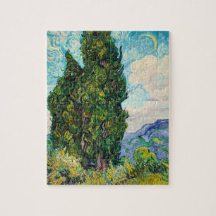 Puzzle Cyprès de Vincent Van Gogh Beaux-Arts
