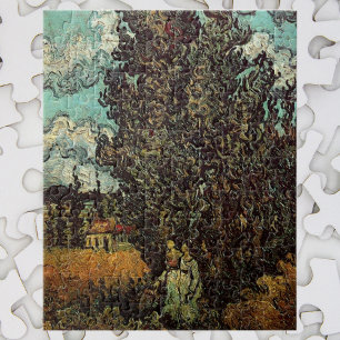 Puzzle Cyprès et deux femmes par Vincent van Gogh