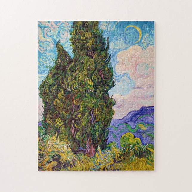 Puzzle Cyprès, Van Gogh (Vertical)