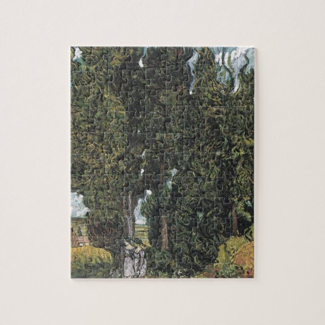Puzzle Cypress Trees par Van Gogh (Vertical)