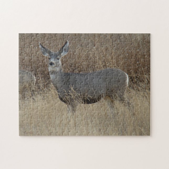 Puzzle D14 Mule Deer Doe (Horizontal)