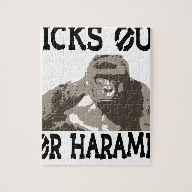 Puzzle D1cks Out for Harambe (Vertical)