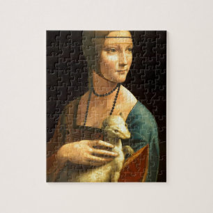 Puzzle Da vinci originale peinture Dame avec une Ermine