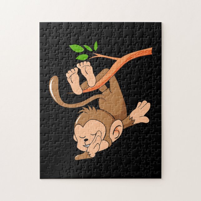 Puzzle Dabbing Dance Monkey (Vertical)