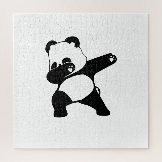 Puzzle Dabbing Panda (Vertical)