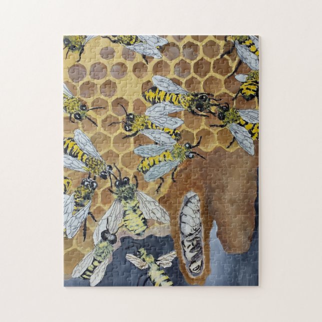 puzzle d'abeilles (Vertical)