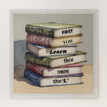 D'abord, vous apprenez puis retirez l'élément L