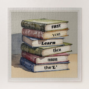 Puzzle D'abord, vous apprenez puis retirez l'élément L