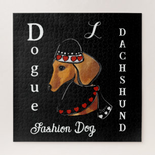 PUZZLE DACHSHUND       