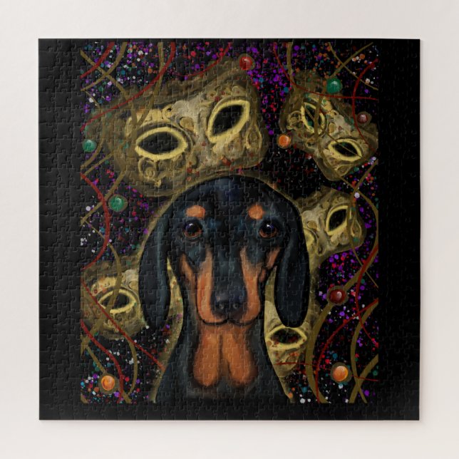 Puzzle Dachshund         (Vertical)