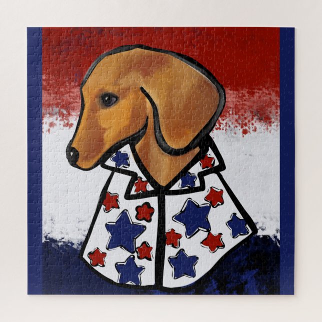 PUZZLE DACHSHUND         (Vertical)