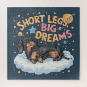 Puzzle Dachshund Jambes courtes Gros rêves