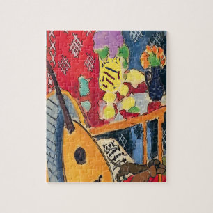 Puzzle Dachshunds sous le style Table Matisse