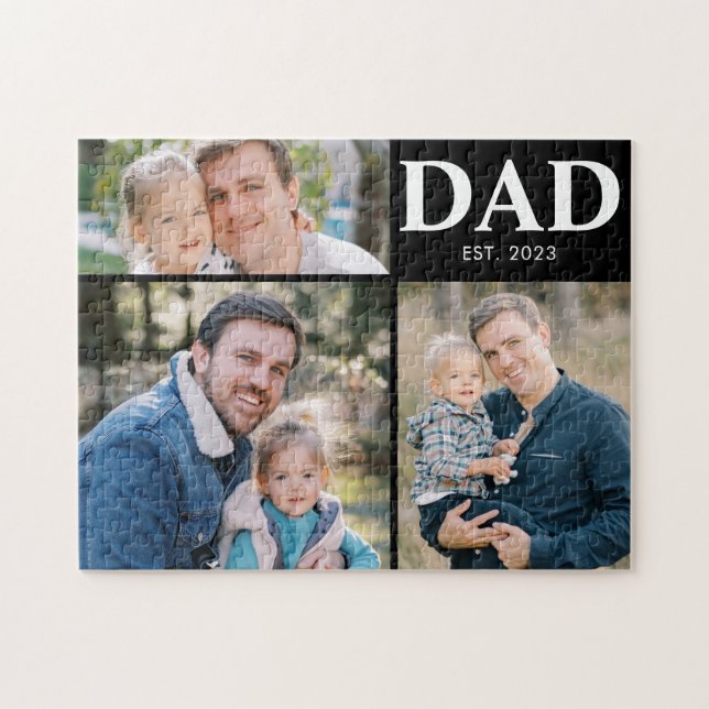 Puzzle Dad Established Fathers Day 3 Picture (Horizontal)