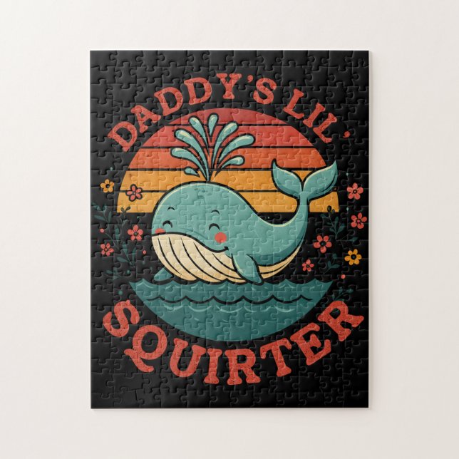 Puzzle Daddy Little Whale (Vertical)