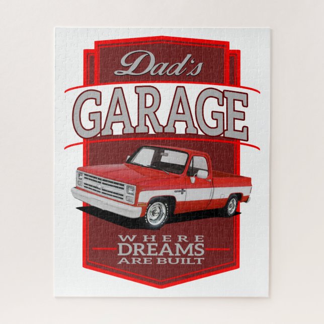 Puzzle Dad's C10 Garage (Vertical)