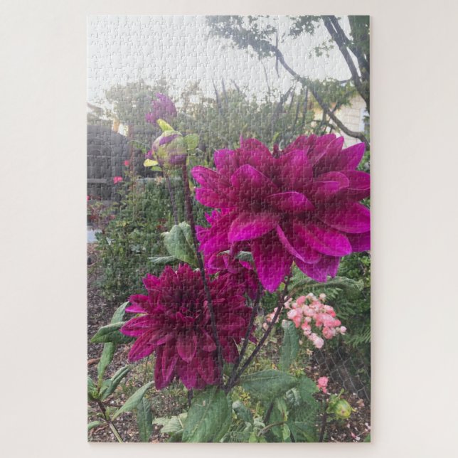 Puzzle Dahlia pourpre, San Mateo (Vertical)