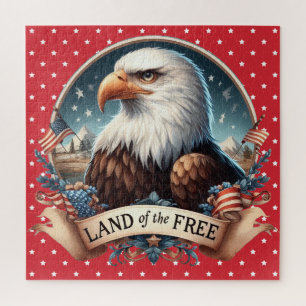 Puzzle d'aigle patriotique