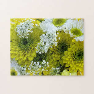 Puzzle Daisies, mamans et bouquet de dentelle de la reine
