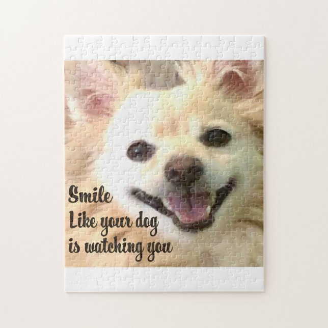 Puzzle Daisymarie « Souris comme si ton chien te regardai (Vertical)