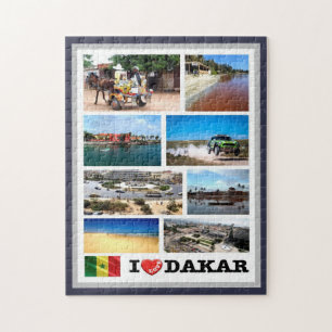 Puzzle Dakar I Love - Sénégal -
