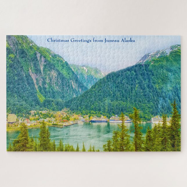 Puzzle d'Alaska Juneau (Horizontal)