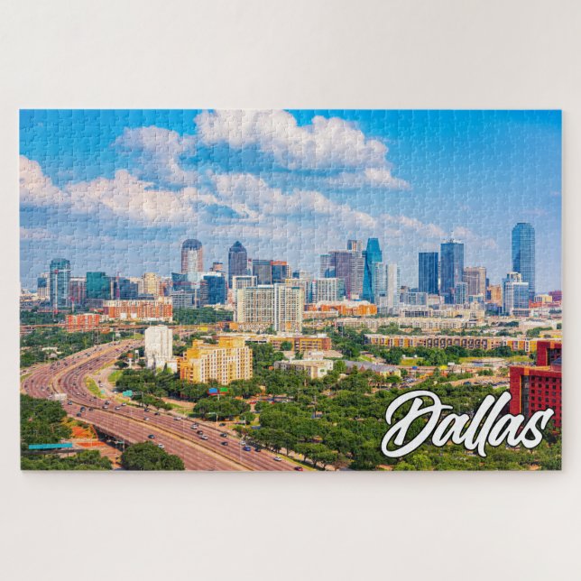 Puzzle Dallas, Texas, États-Unis (Horizontal)