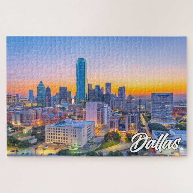 Puzzle Dallas, Texas, États-Unis (Horizontal)