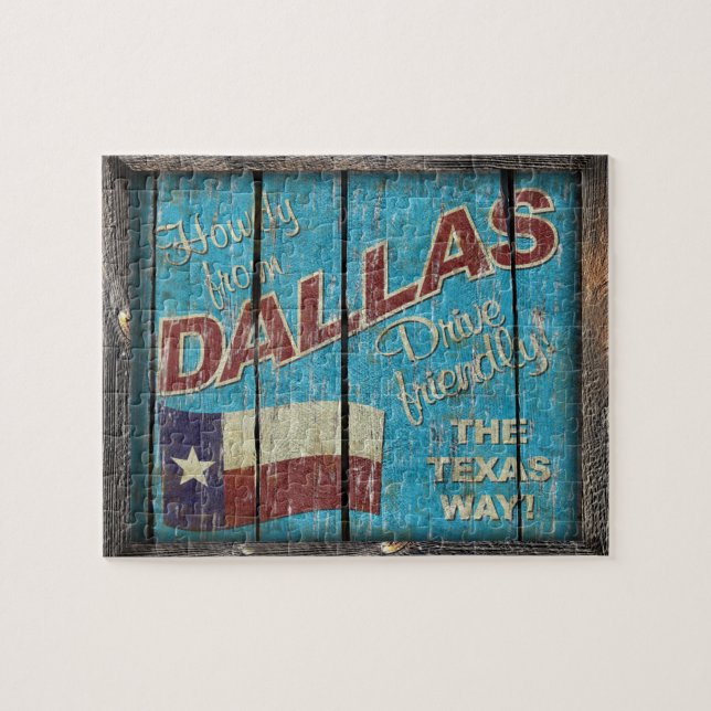 Puzzle Dallas Vintage (Horizontal)