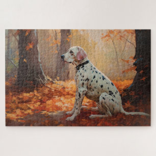 Puzzle Dalmatien en automne Feuilles automne Inspirer