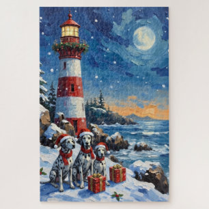 Puzzle Dalmatien Phare de Noël Vacances