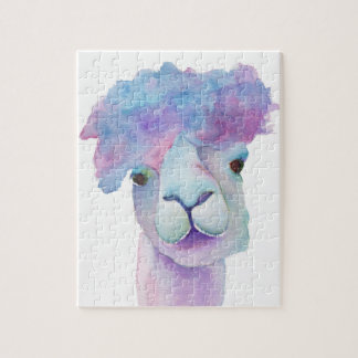 Puzzle d'Alpaca à l'Aquarelle