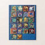 Puzzle d'alphabet hébreu<br><div class="desc">puzzle d'alphabet hébreu de 10 x 14 pouces. Un animal mignon pour chacune des 22 lettres de l'alphabet hébreu. puzzle de 250 morceaux. Ayez l'amusement apprendre l'hébreu.</div>