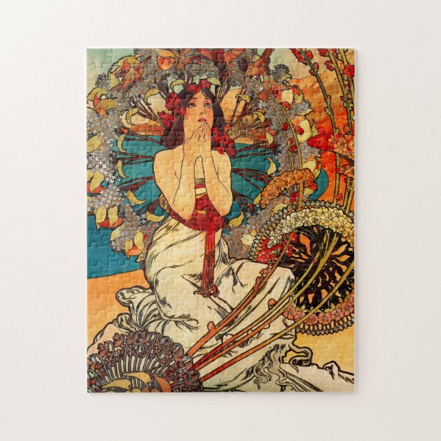 Puzzle d'Alphonse Mucha Monte Carlo (Vertical)