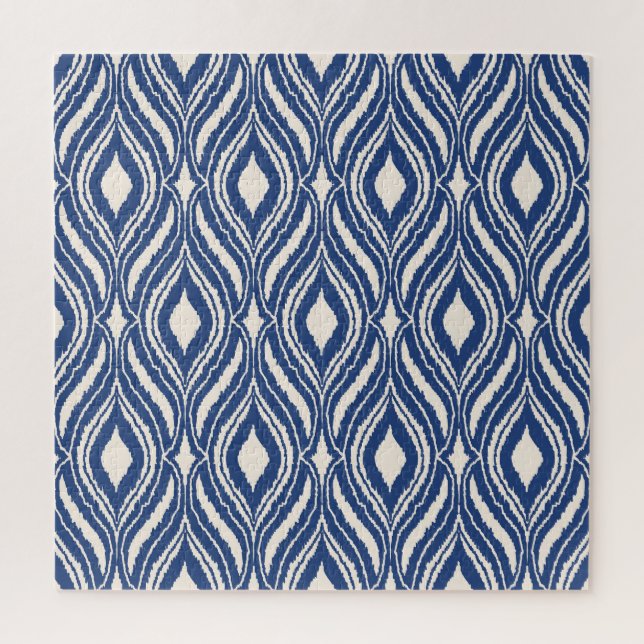 Puzzle damas marocain, motif sans couture abstraite. (Vertical)