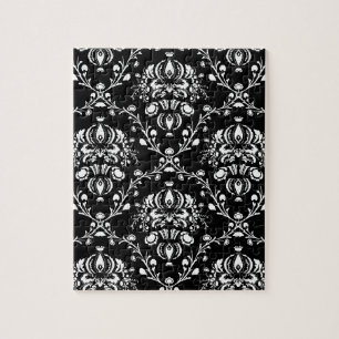 Puzzle Damas noir et blanc