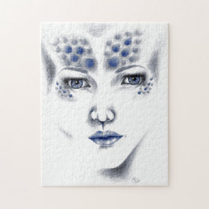 Puzzle Dame Alienne Miss Univers Sci-fi Fantastique Horre