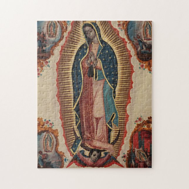Puzzle Dame de Guadalupe, 1780 par Sebastian Zalcedo (Vertical)
