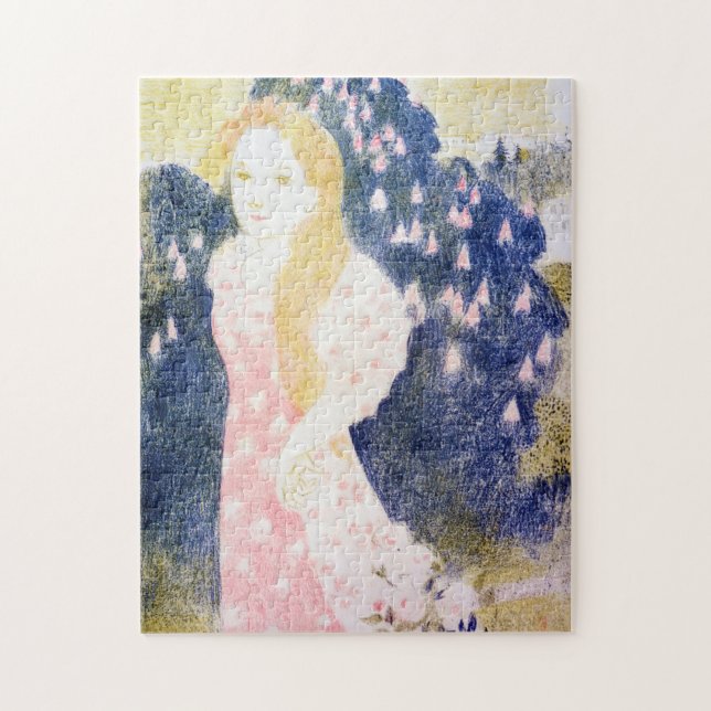 Puzzle Dame en Robe rose, Maurice Denis (Vertical)