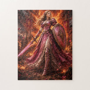 Puzzle Dame Rosaline Brightshield – Gardienne de Rosefire