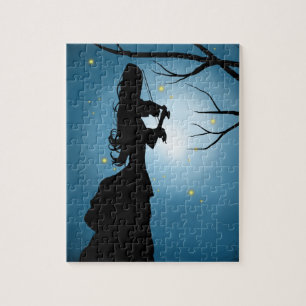 Puzzle Dame victorienne jouant du violon